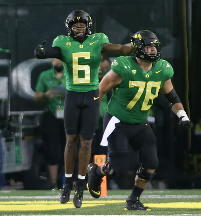 Redd celebrates a touchdown in the first quarter against Arizona.